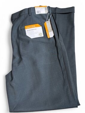Savane Men's Dress Pants in Charcoal Gray
